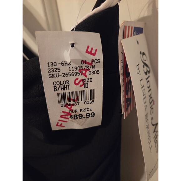 NWT One-Shoulder Black Gown - Picture 8 of 11